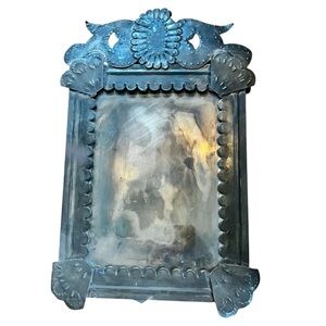 Vintage Punched Tin Frame